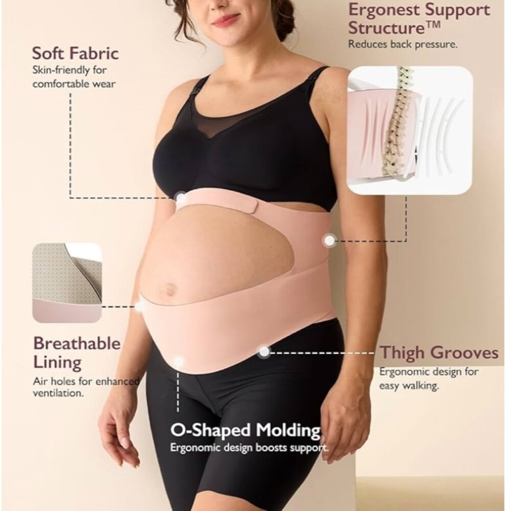 Women's Maternity Support Belt - Pink